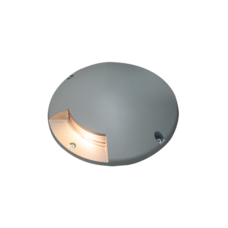 Εξωτερικό Φωτιστικό Στρογγυλό E461 LED 3W 21×5.4cm Γκρι