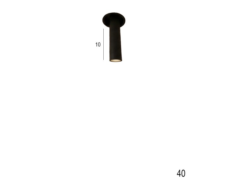 Σποτ Οροφής Μακρύ 01575 LED 5W 10cm