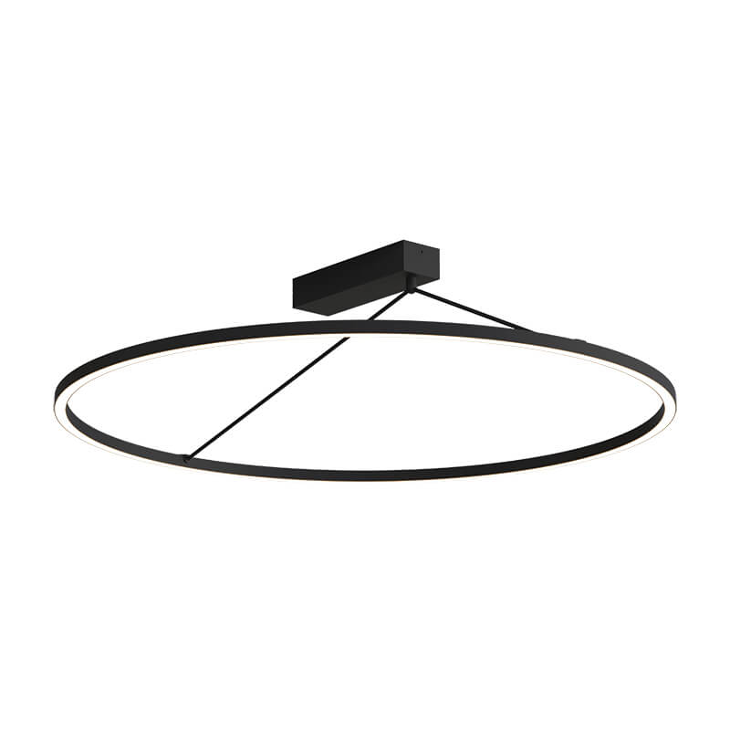 Πλαφονιέρα 2563 LED 51W 78cm Μαύρο