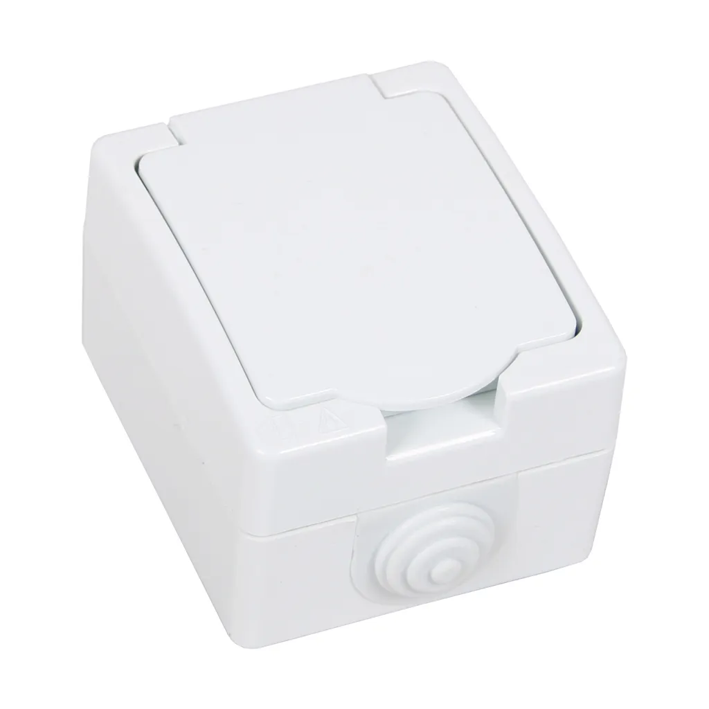 Πρίζα Στεγανή Σούκο 2500W Πλαστικό Λευκό 10A IP54