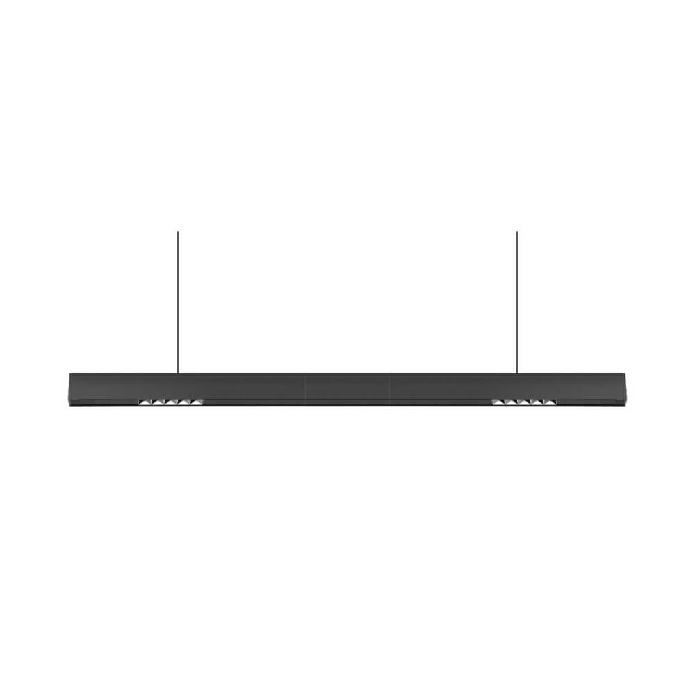 Κρεμαστό Γραμμικό Apete LED 40W 150×3.4x150cm Μαύρο VK/04619/PE/B-CB/W
