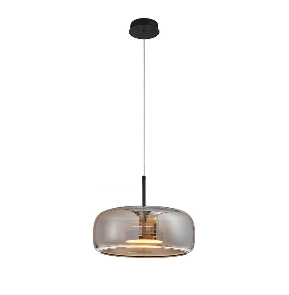 Κρεμαστό Μονόφωτο DECO LED 12W 33x120cm Φυμέ