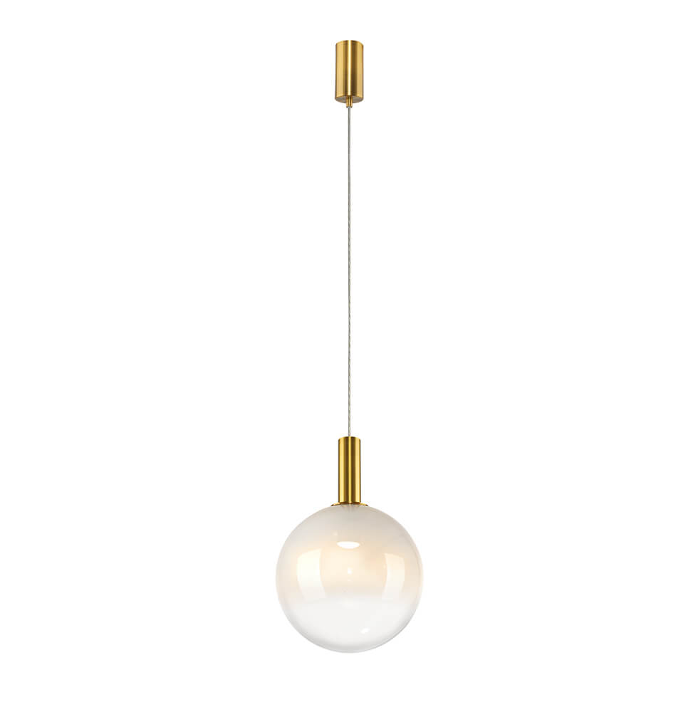 Κρεμαστό Μονόφωτο Fosca LED 4W 25×173.5cm Λευκό-Οξυντέ