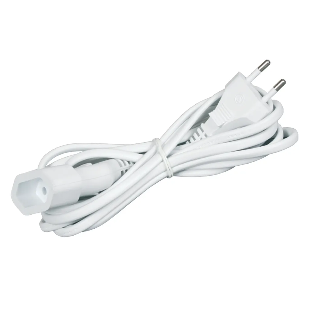 Μπαλαντέζα Διπολική 3m 2×0.75mm2 2300W Πλαστικό Λευκό 2.5A