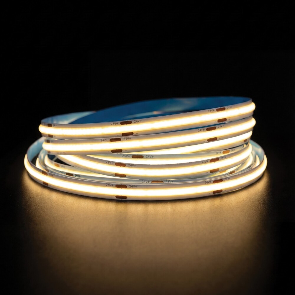 Led Ταινία Cob 24V 10W/m 5m 6500K IP65 VK/24/COBW/965/480