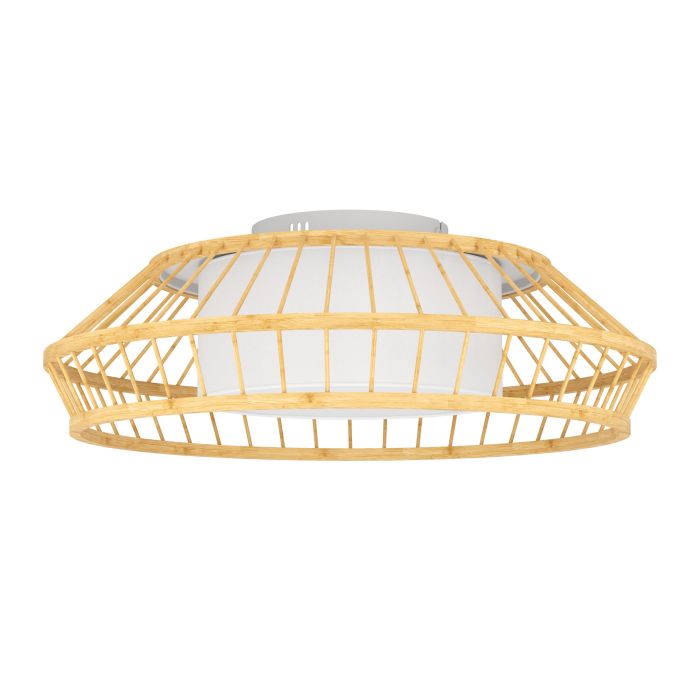 Πλαφονιέρα YUKU-Z LED 22W 2700-6500K+RGB+TW 46cm Καφέ με APP+Τηλεχειριστήριο