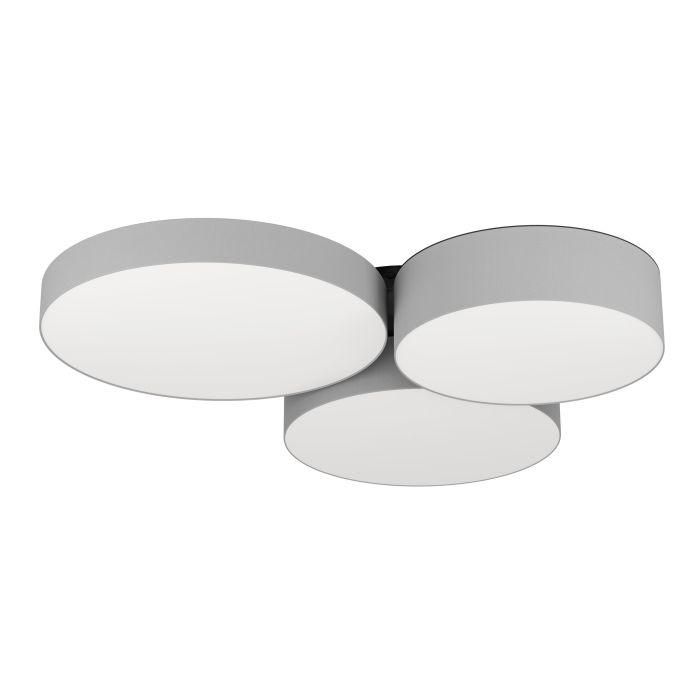 Πλαφονιέρα BARBANO-Z LED 25W 2700-6500K+RGB+TW 60.5cm Γκρι με APP+Τηλεχειριστήριο