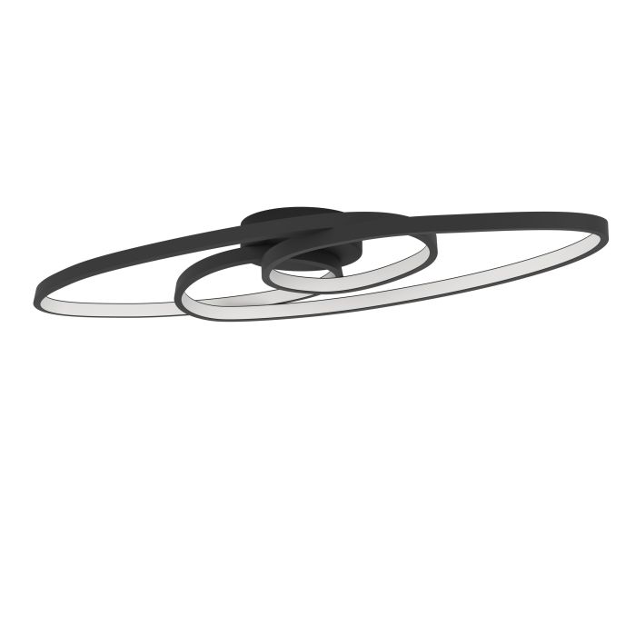 Πλαφονιέρα GIANELLA LED 38W 3000K 88cm Μαύρο