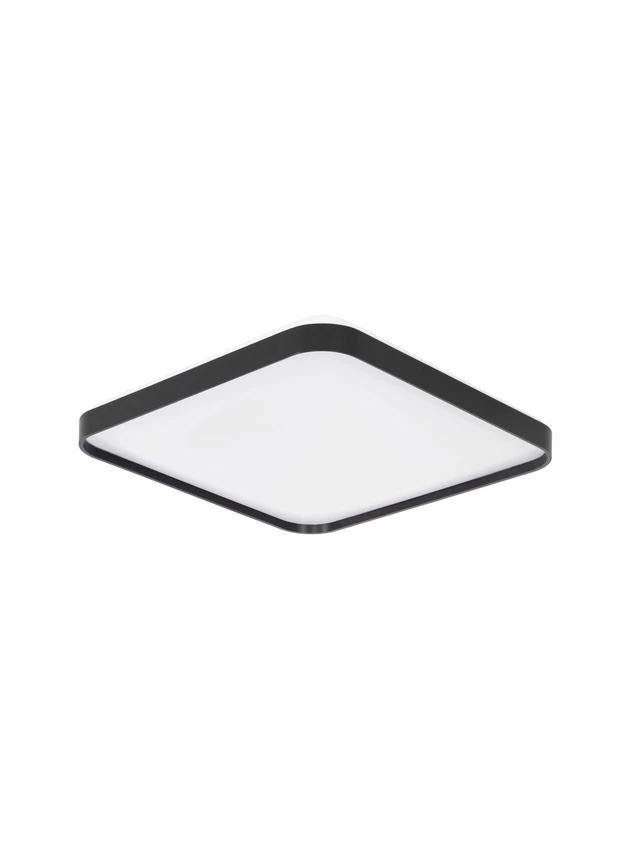 Πλαφονιέρα Τετράγωνο ATHOS LED 30W 3000K 48cm Μαύρο
