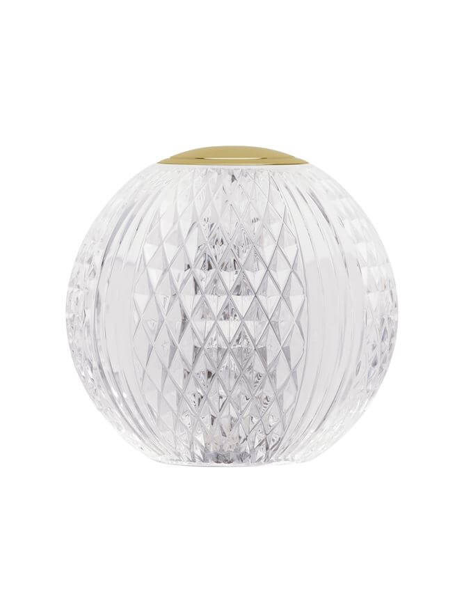 Επιτραπέζιο Φωτιστικό BRILLANTE LED 1.5W 9x9cm Ακρυλικό-Χρυσό