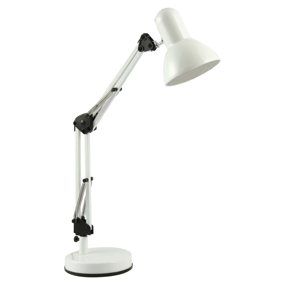 Φωτιστικό Γραφείου Home E27 40W 27x15cm Λευκό VK/03142/W
