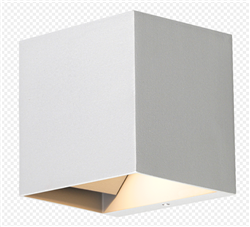 Εξωτερική Απλίκα Τετράγωνη LED 9W 3000K-6500K 8.3cm IP65 Γκρι