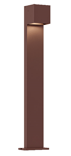 Εξωτερική Κολώνα LED 9W 3000K-6500K 80cm IP65 Rust