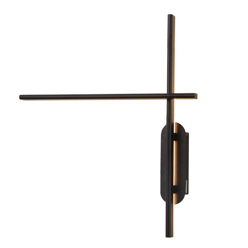 Απλίκα Τοίχου 1945 LED 20W 3000K 122.5cm Μαύρο