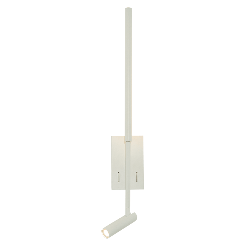 Απλίκα Τοίχου Διπλό 23040 LED 2.5W+5W 3000K 9.7-16cm Λευκό