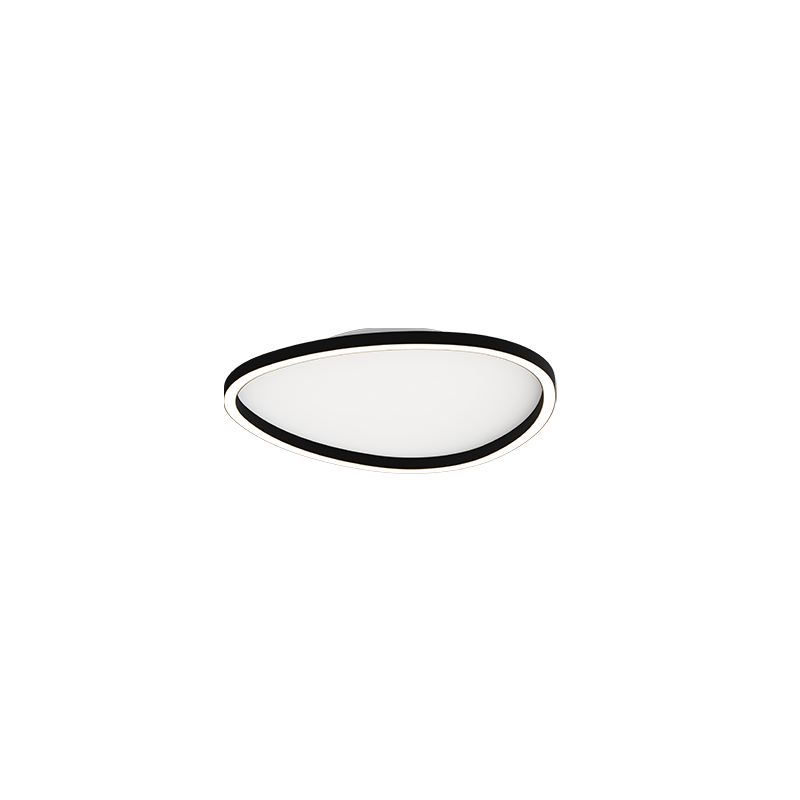 Πλαφονιέρα LED 29W 3000K 40cm Μαύρο