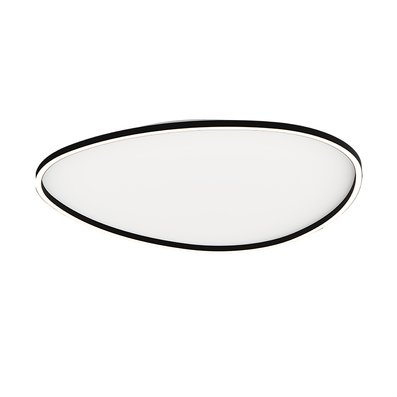 Πλαφονιέρα LED 58W 3000K 78cm Μαύρο