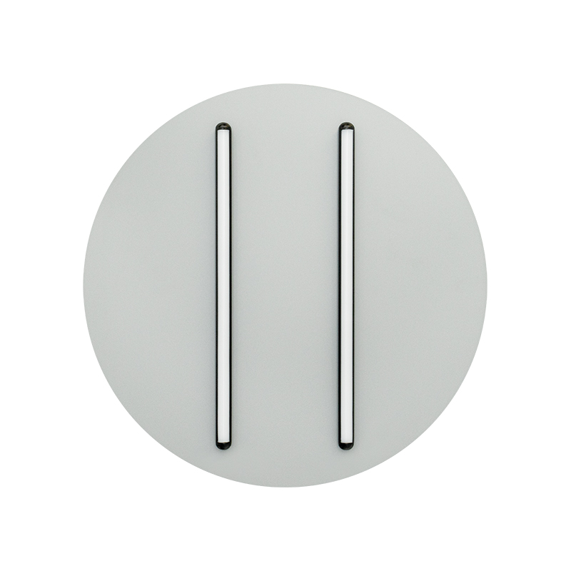 Πλαφονιέρα 2568 LED 28W 3000K 40cm Γκρι