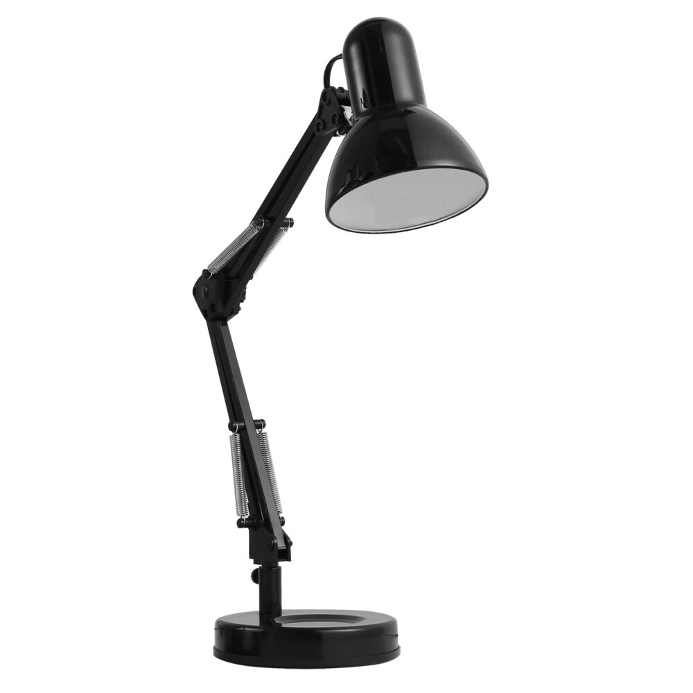 Φωτιστικό Γραφείου Home E27 40W 27x15cm Μαύρο VK/03142/B