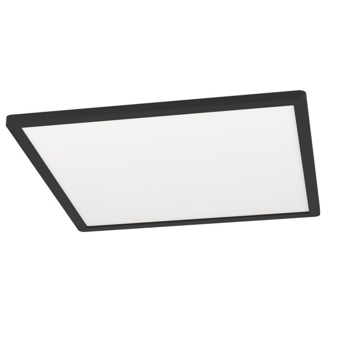 Εξωτερική Πλαφονιέρα Τετράγωνο MINERARIO LED 20.4W 3000K 39cm Μαύρο