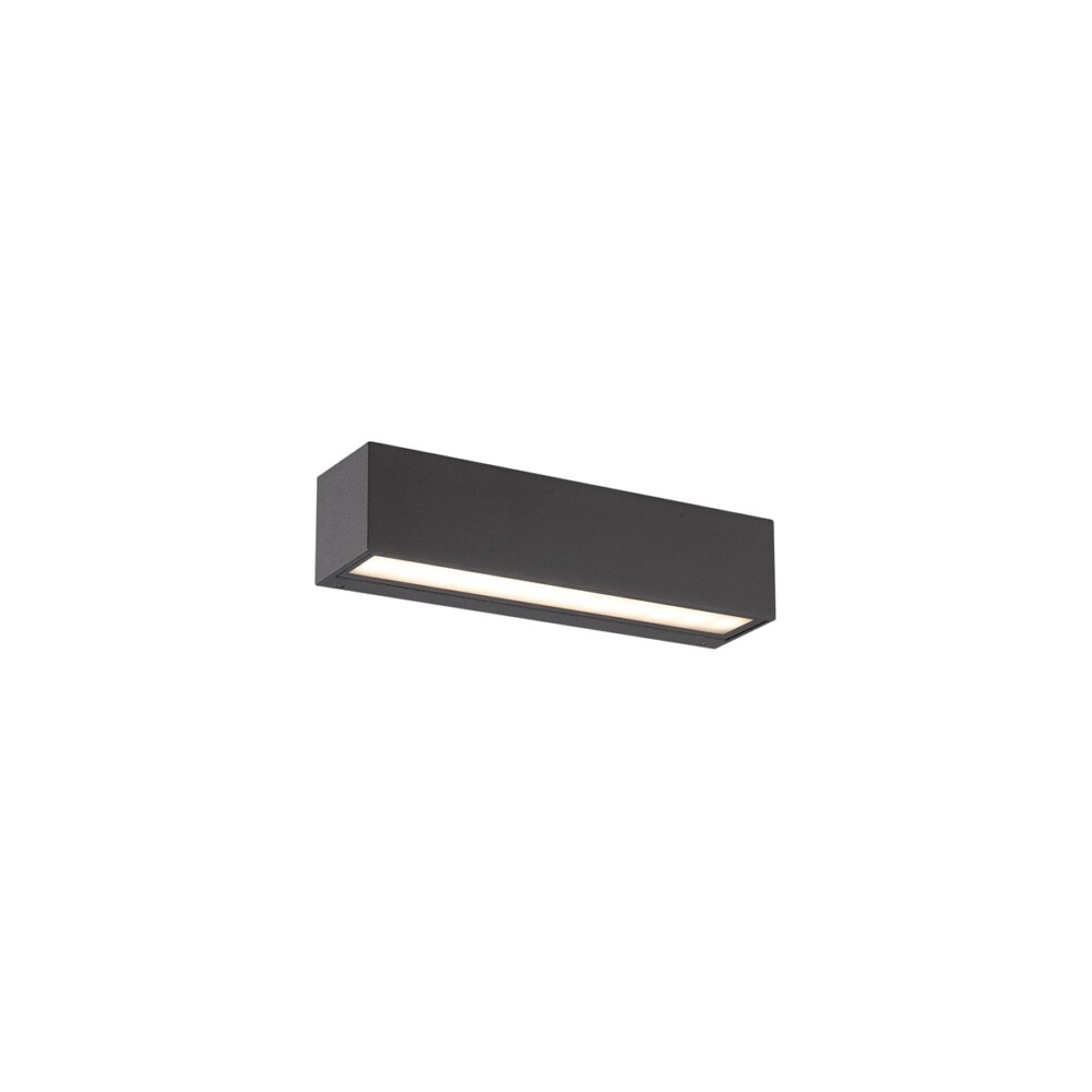 Φωτιστικό Τοίχου Demes LED 7W 3000K 25x6cm Ανθρακί VK/02083/AN/W