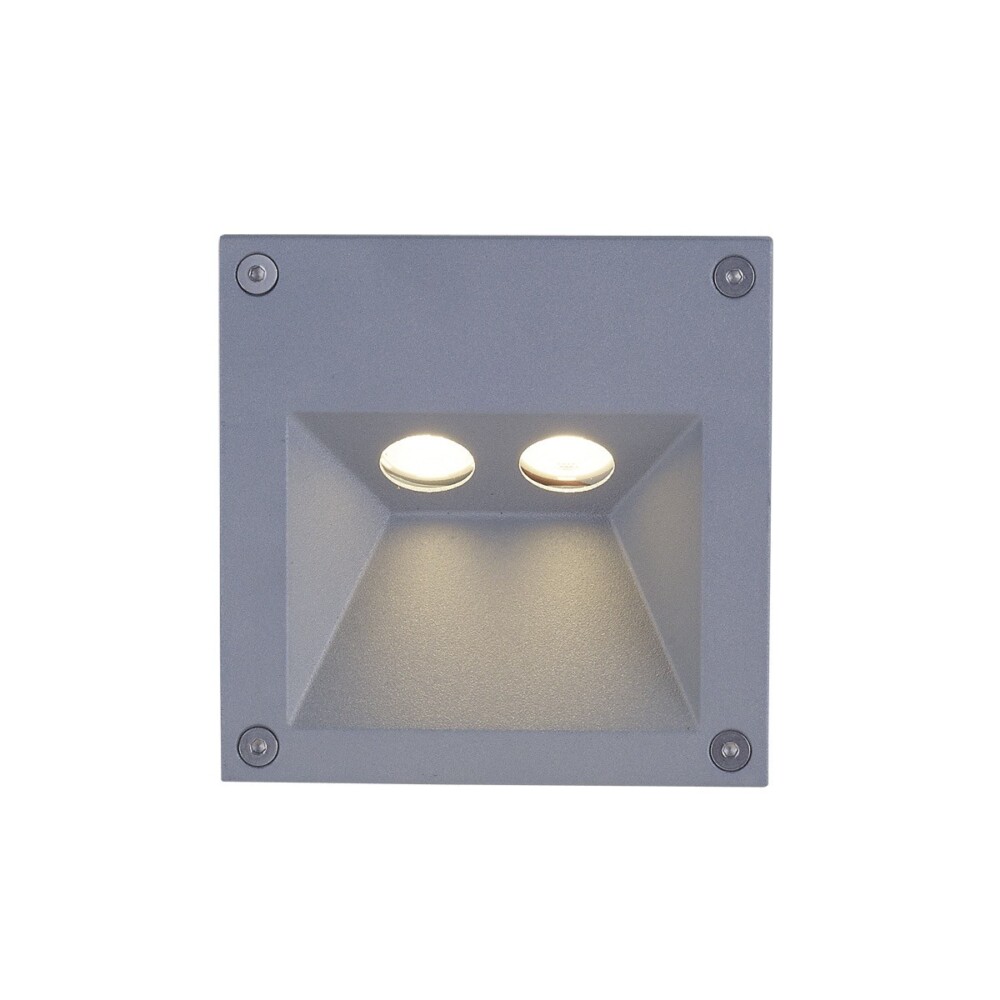 Εξωτερική Απλίκα Brea LED 2W 3000K 25cm Γκρι VK/02106/G/W
