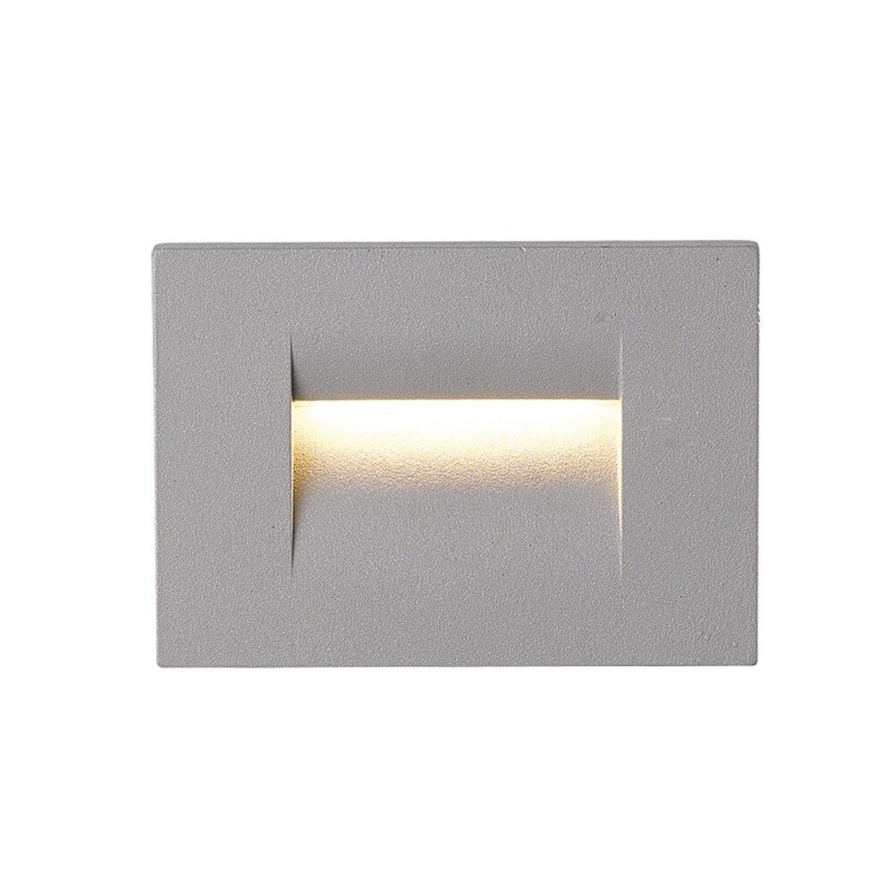 Εξωτερική Απλίκα Irvi LED 4W 3000K 7.5cm Γκρι VK/02109/G/W