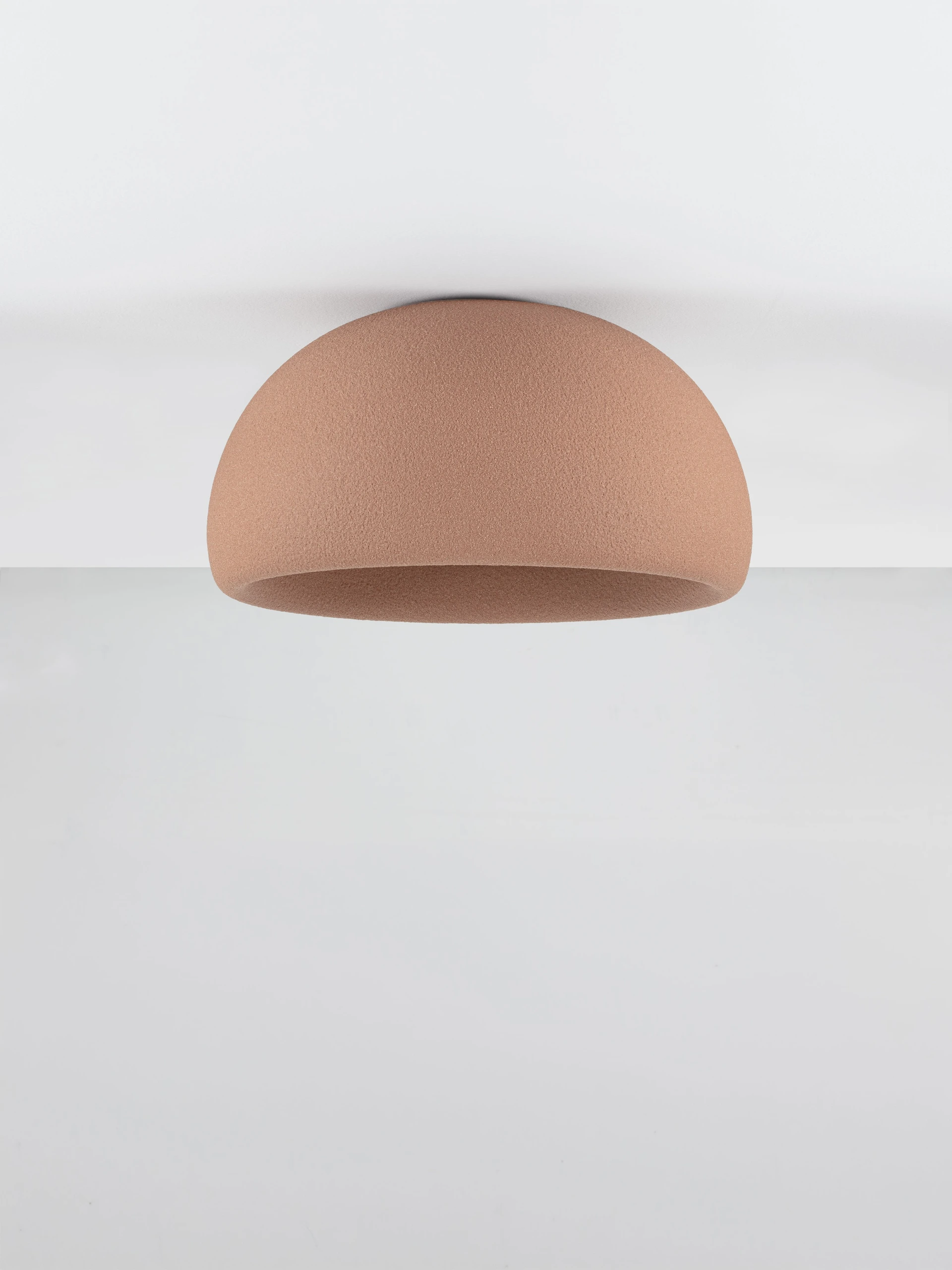 Πλαφονιέρα DAVO E27 12W 50cm Ρητίνη-Τερακότα