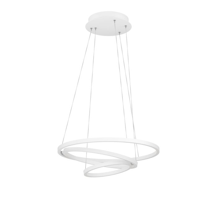 Κρεμαστό Φωτιστικό LOBINERO-Z LED 40W 2700-6500K 58cm Λευκό με APP+Τηλεχειριστήριο