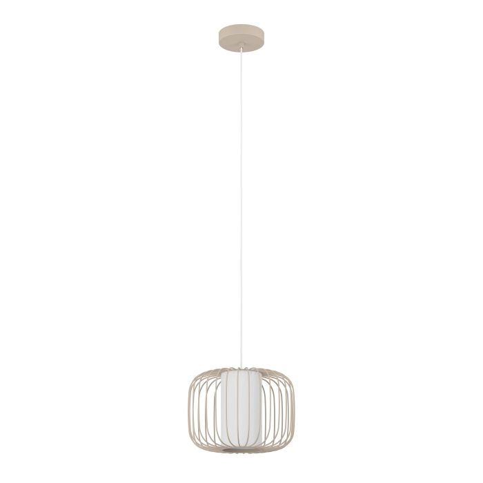 Κρεμαστό Μονόφωτο TERRAROSA E27 40W 28.5cm Αμμώδης