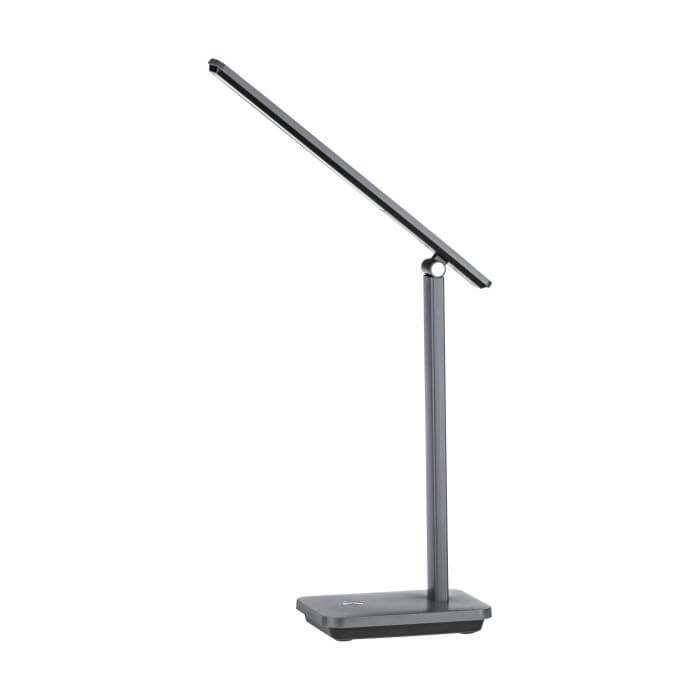 Επαναφορτιζόμενο Πορτατίφ INIESTA LED 5W 3000-6500K 33cm Γκρι-Μαύρο