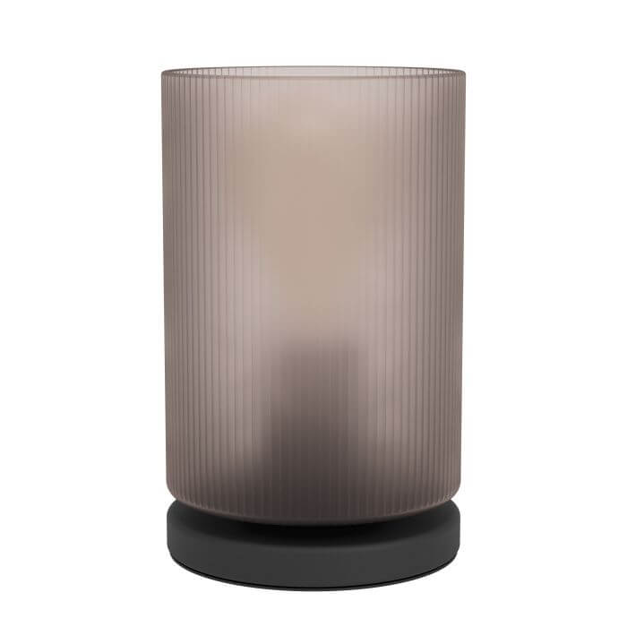 Επιτραπέζιο Φωτιστικό COLOMERA E27 40W 11cm Μαύρο-Γκρι Ματ