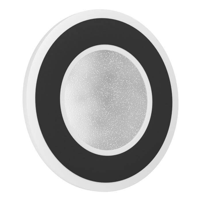 Φωτιστικό Τοίχου Κύκλος MACCHIONI LED 12W 4000K 20cm Μαύρο-Λευκό