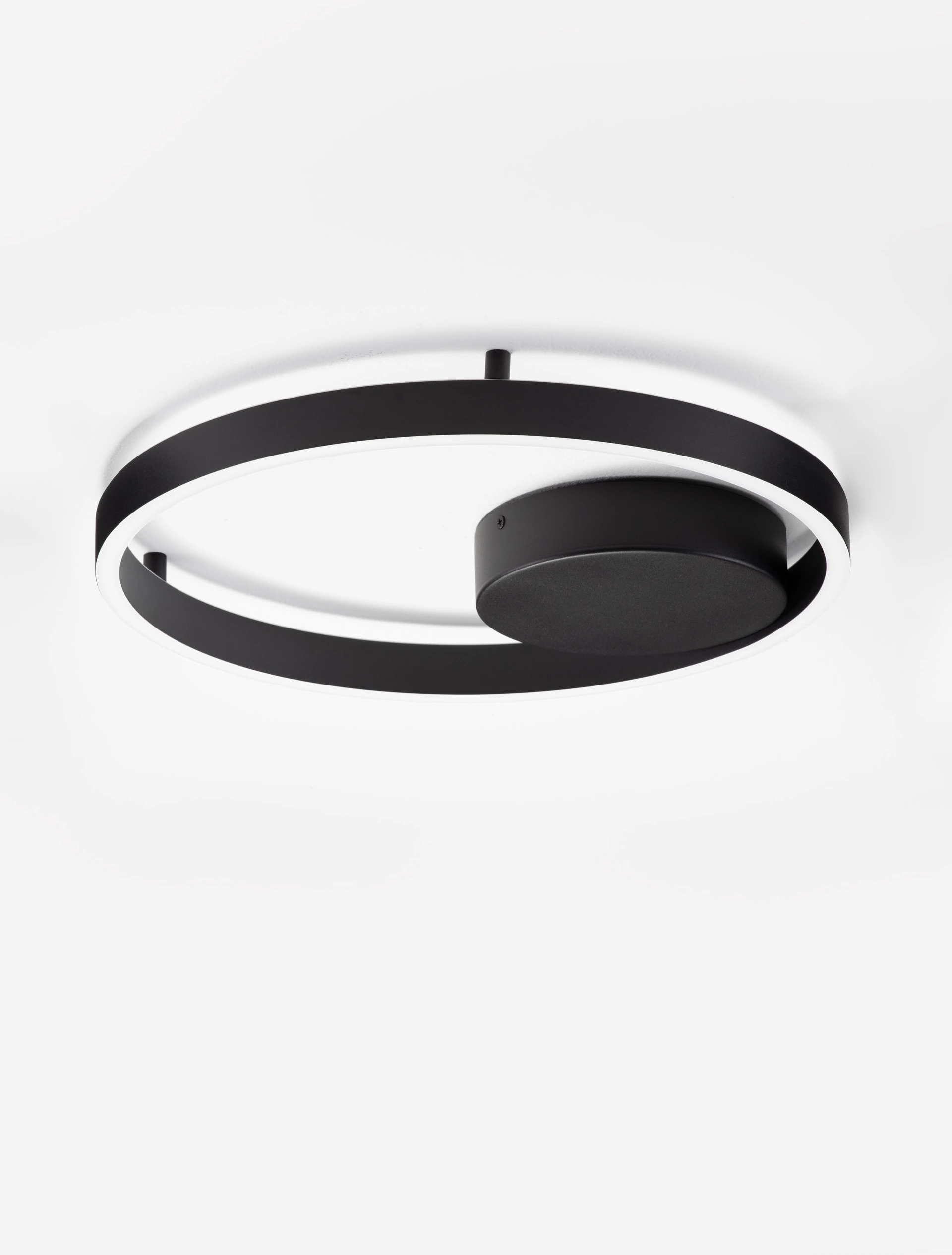 Φωτιστικό Οροφής HEDRA LED 40W 3000K 40cm Μαύρο