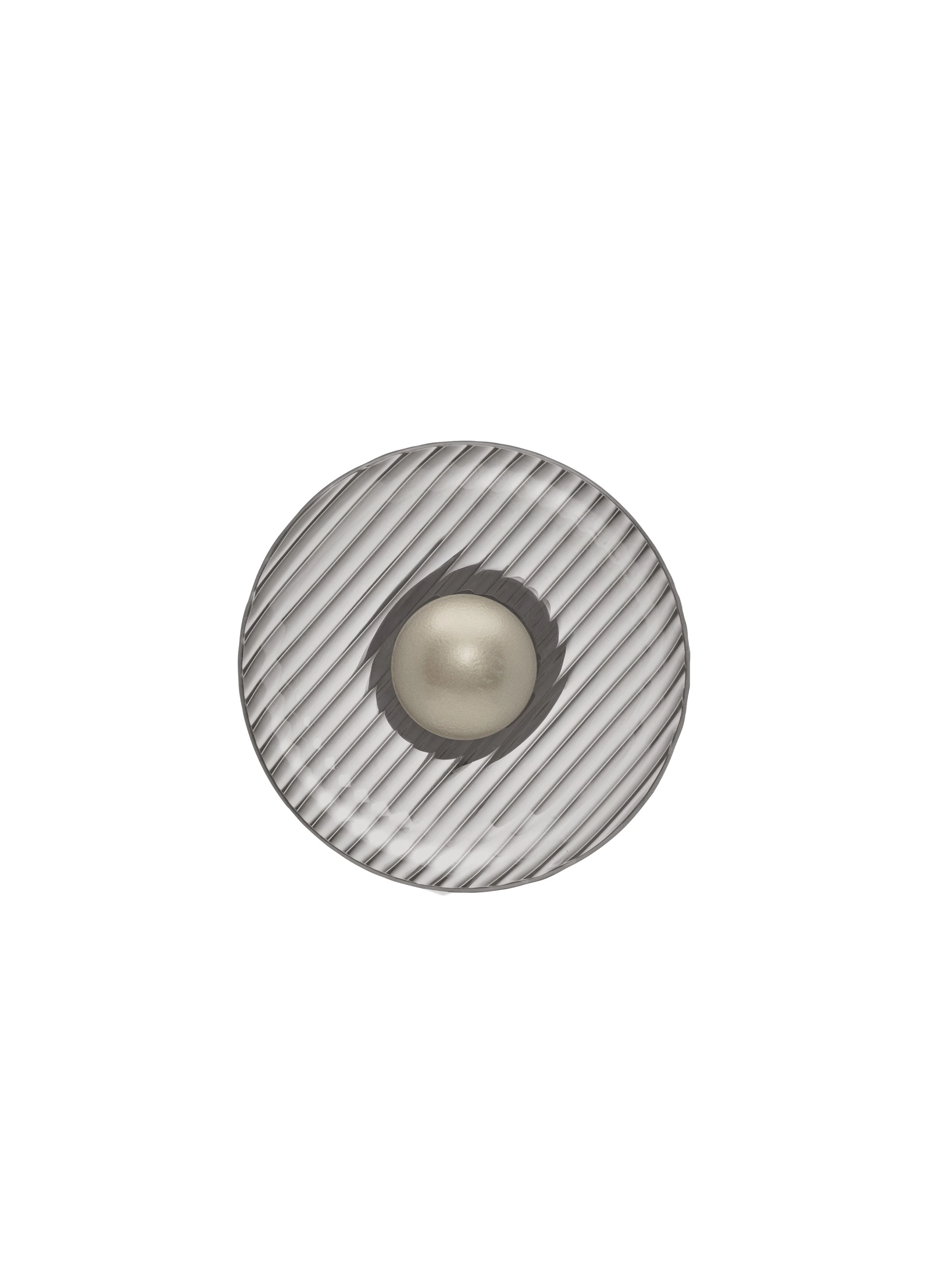 Απλίκα Τοίχου LAVINA LED 8W 3000K 25cm Ασημί Γκρι-Smokey