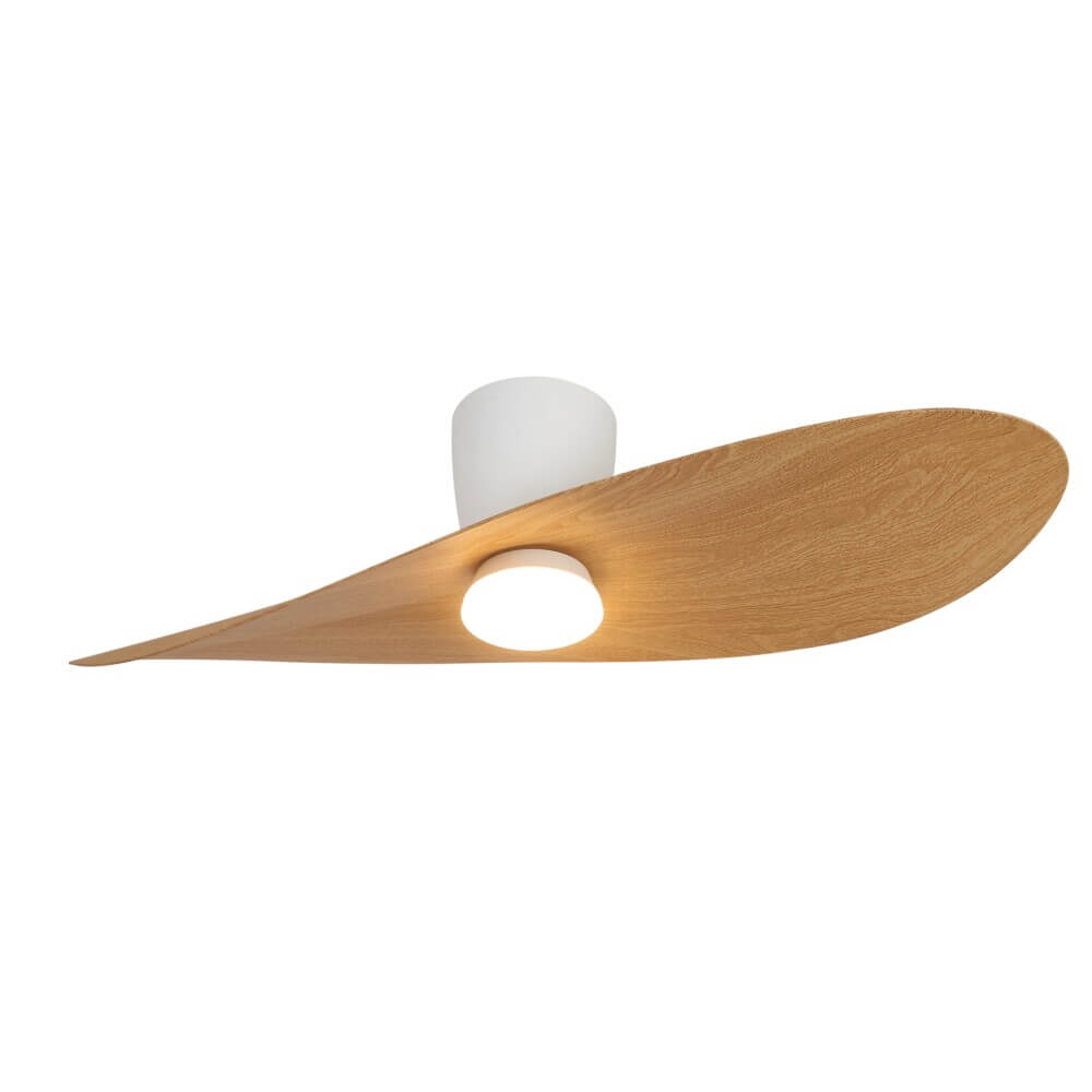 Ανεμιστήρας Οροφής SURFER 40W 112x30cm με Φως LED 18W 3000K-5000K Λευκό-Ξύλο