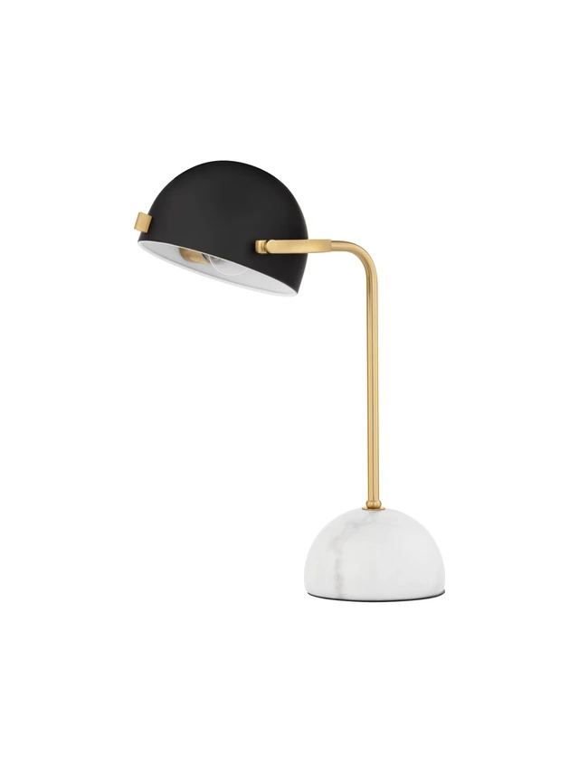 Πορτατίφ BISHOP E27 12W 15x55cm Μαύρο-Χρυσό
