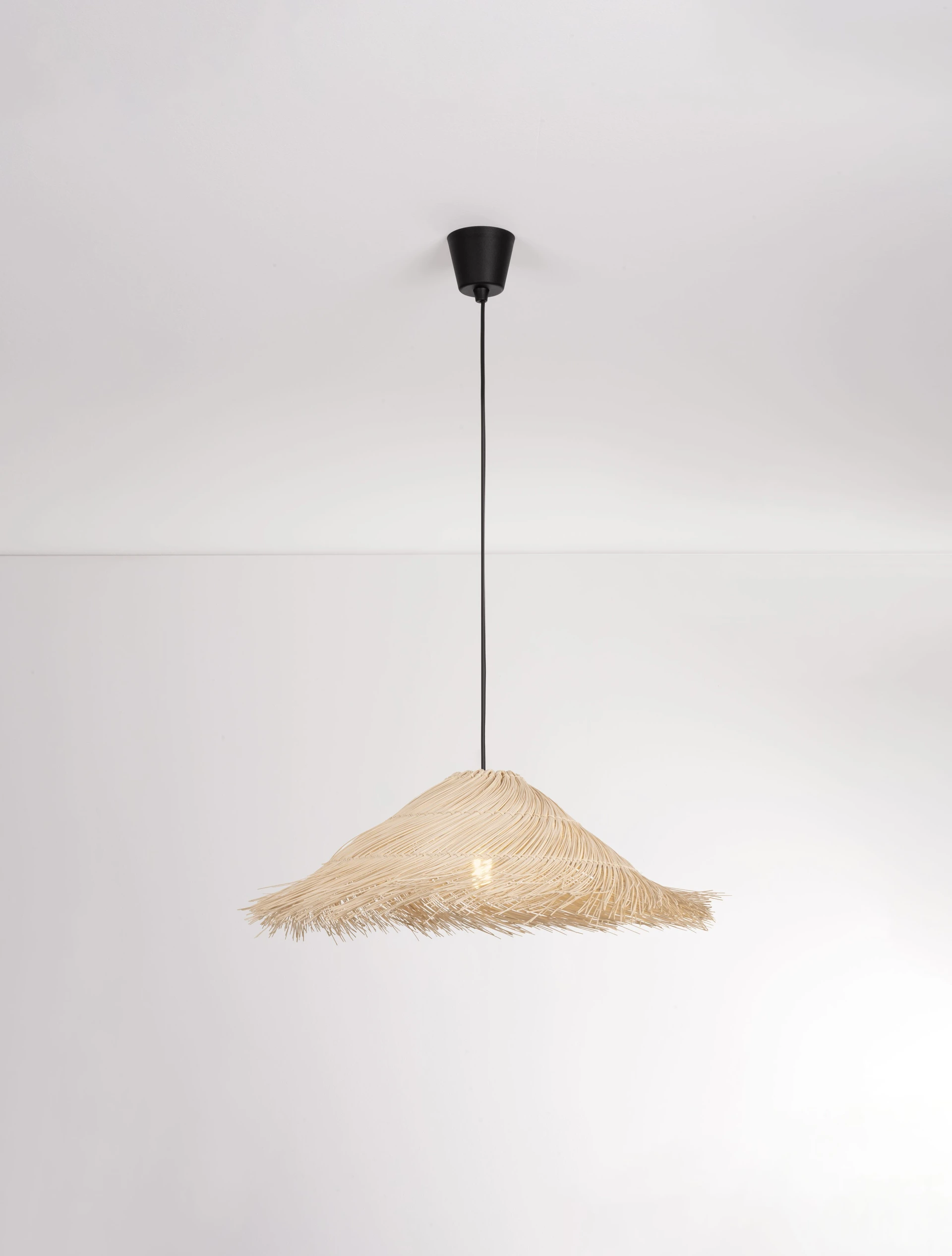Κρεμαστό Μονόφωτο ALUA E27 12W 60cm Ρατάν