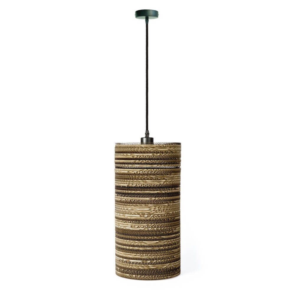 Κρεμαστό Φωτιστικό Noem LED Ε27 20W 24cm Καφέ VK/03088/24/BR