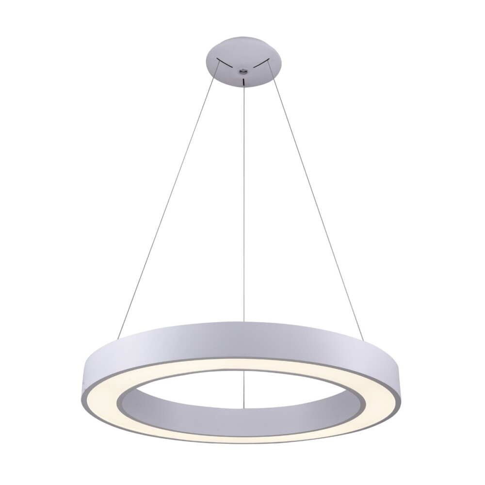 Κρεμαστό Φωτιστικό Sino LED 51W 3000K Δ:60cm Λευκό VK/04243PE/W/W/60
