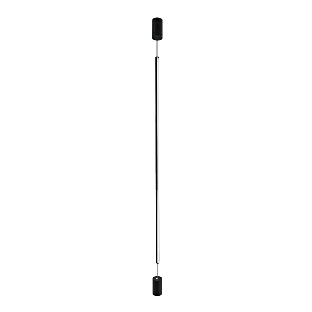 Φωτιστικό Oροφής-Bάσης Thik LED 9W 4000K Δ:5cm Υ:125cm Μαύρο VK/04270/B/C