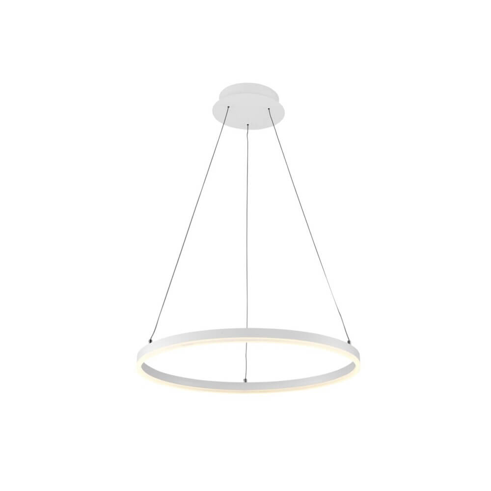 Κρεμαστό Φωτιστικό Egis LED 41W 3000K 60cm Λευκό VK/04251PE/W/W/60