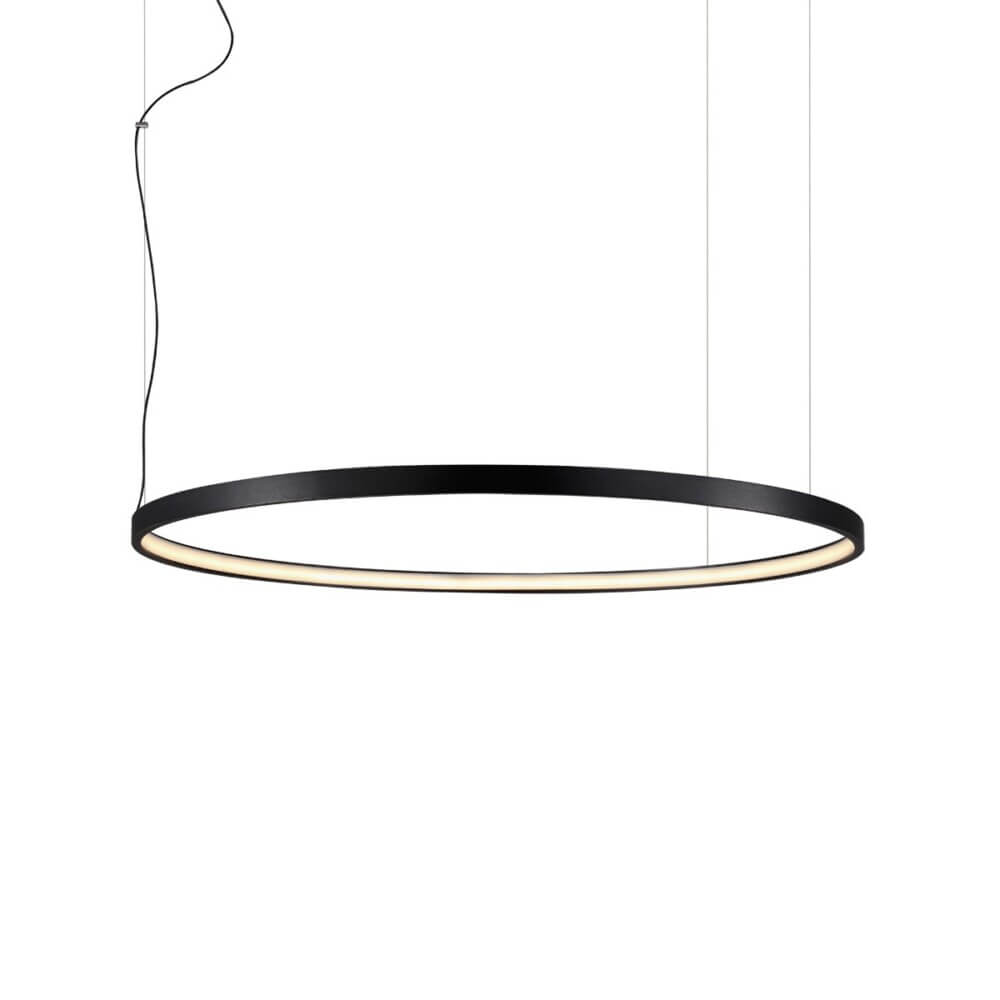 Κρεμαστό Φωτιστικό Inon LED 42W 3000K 92cm Μαύρο VK/04406PE/B/W/92