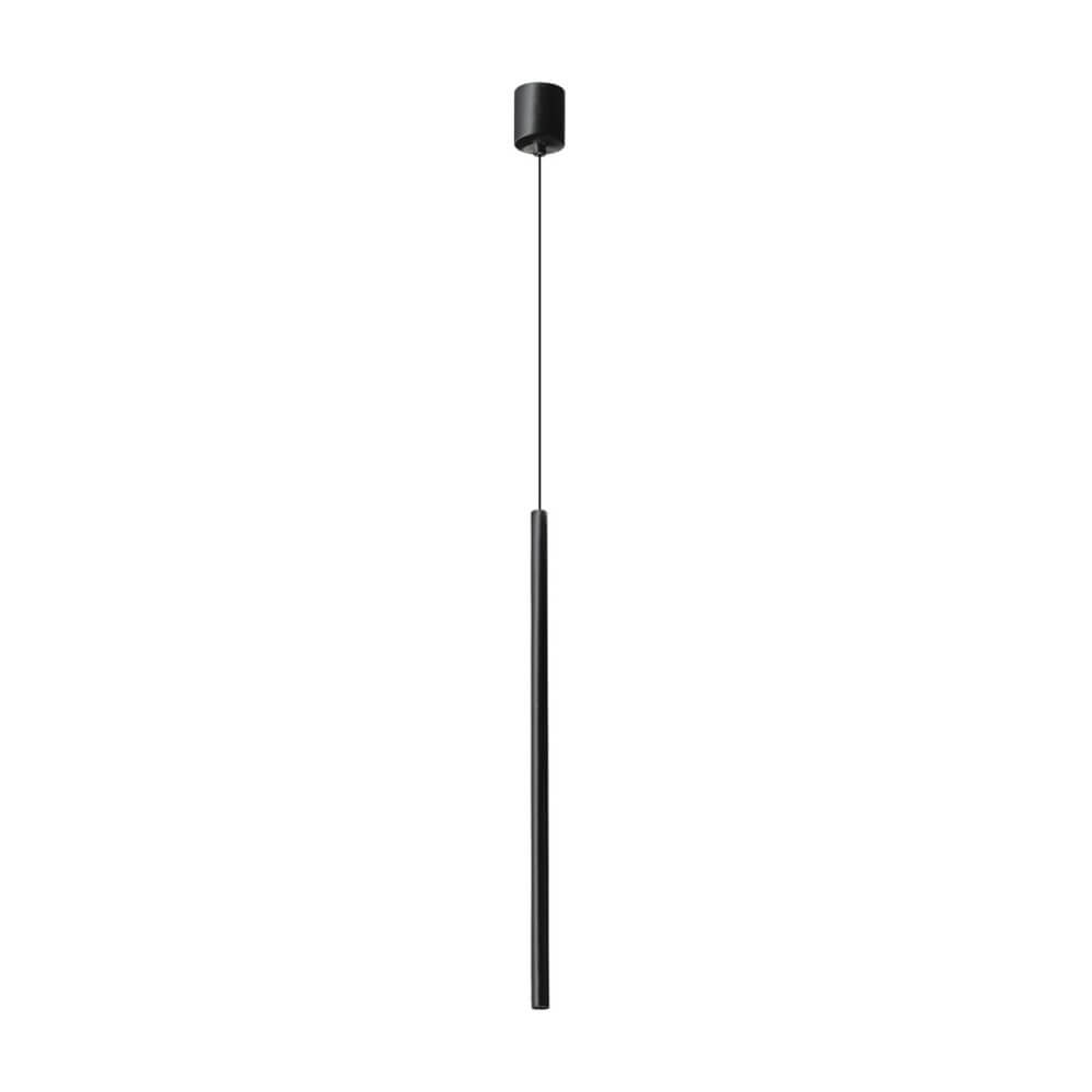 Κρεμαστό Μονόφωτο Μακρύ Olpe LED 2W 3000K 50cm Μαύρο VK/04434/PE/B/W
