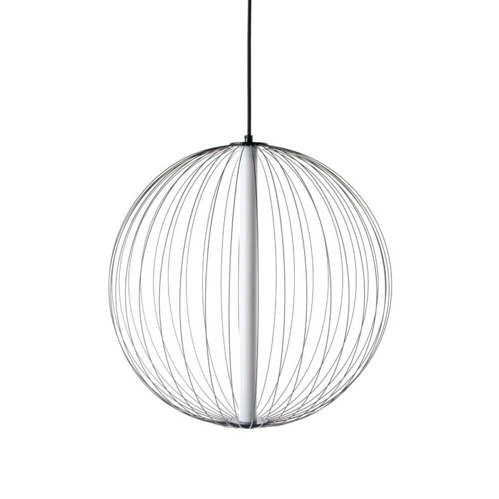 Κρεμαστό Μονόφωτο Polla LED 10W 2700K 50cm Μαύρο VK/04389/PE/B/W