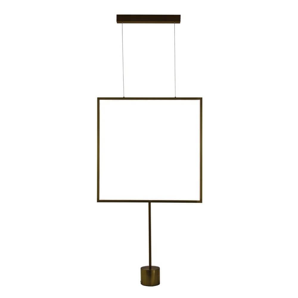 Φωτιστικό Οροφής-Βάσης Saba LED 28W 3000K 61.2cm Χρυσό VK/04401/GD/W