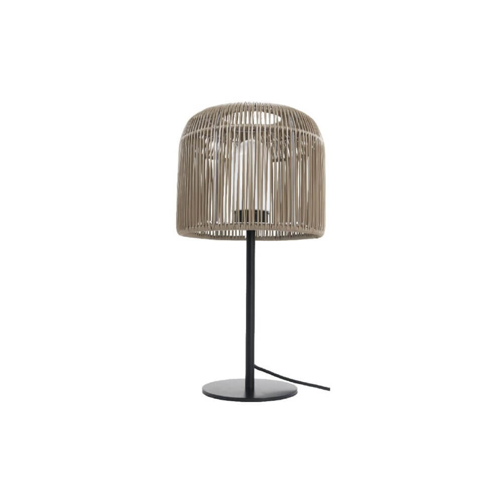 Εξωτερικό Φωτιστικό Επιτραπέζιο Keli LED E27 20W 31cm Ραττάν VK/01119/TL/LG/30