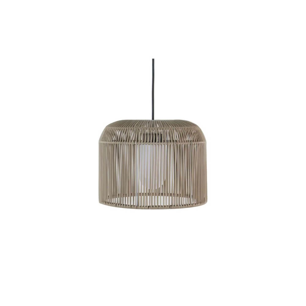 Εξωτερικό Κρεμαστό Φωτιστικό Keli LED E27 20W 36cm Ραττάν VK/01119/PE/LG/35