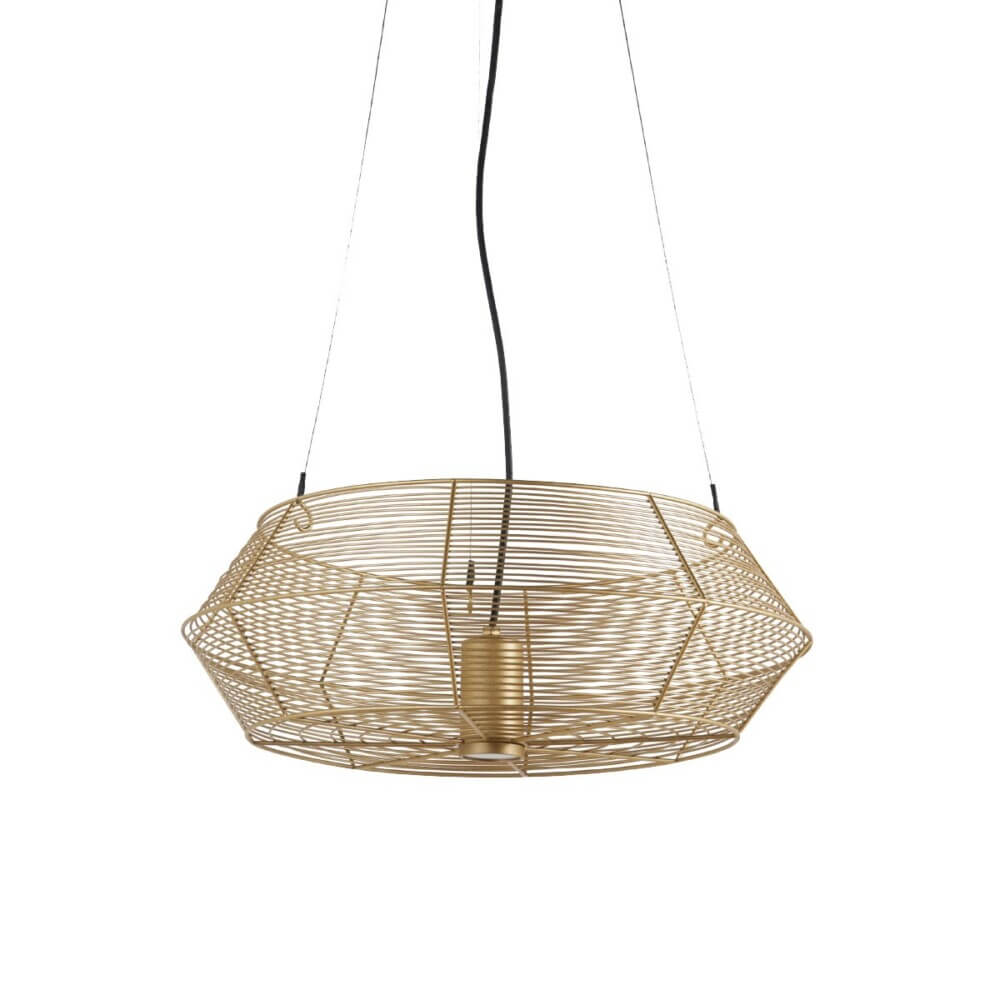 Εξωτερικό Κρεμαστό Φωτιστικό Orance LED GU10 12W 60cm Χρυσό VK/01118/PE/GD/60