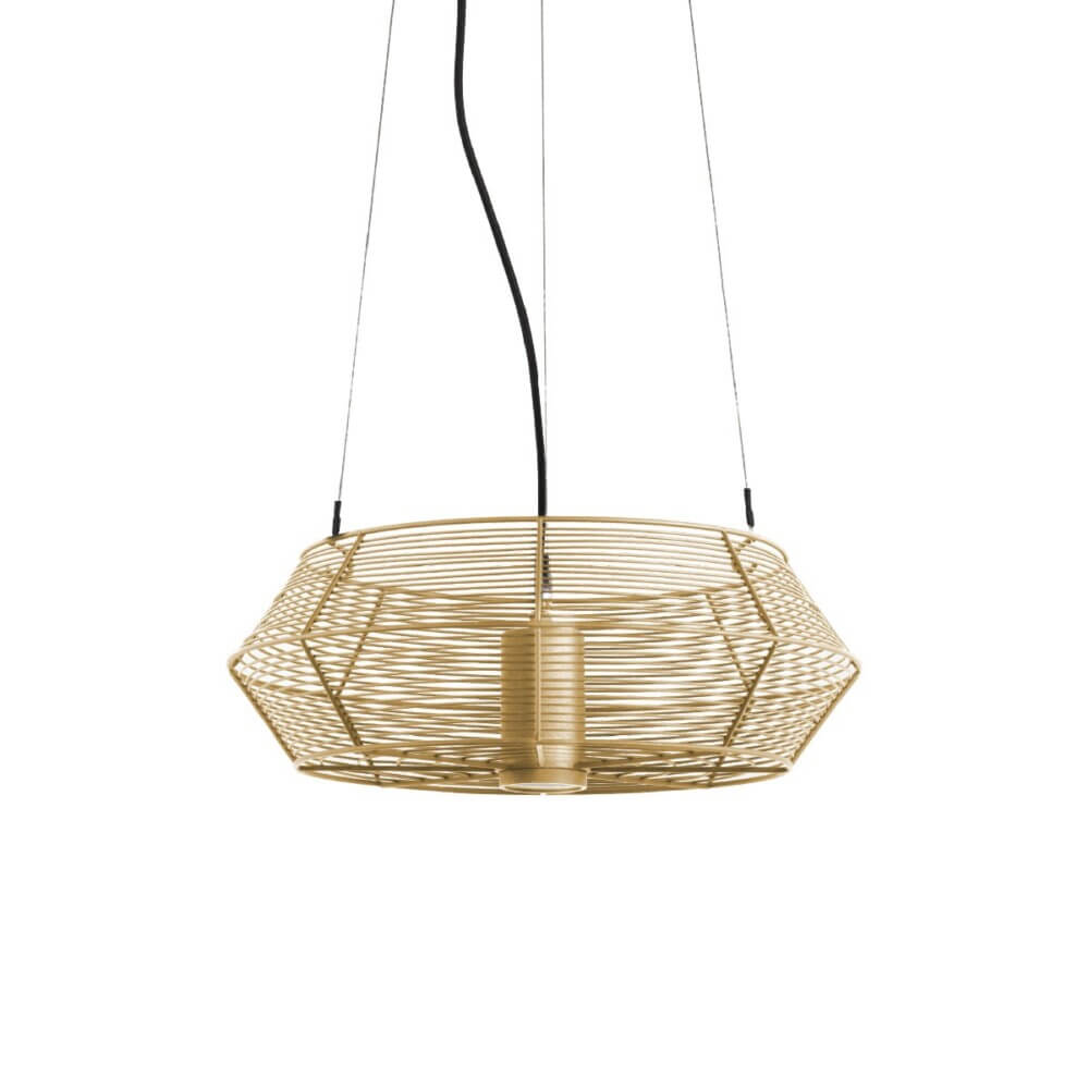 Εξωτερικό Κρεμαστό Φωτιστικό Orance LED GU10 12W 45cm Χρυσό VK/01118/PE/GD/45